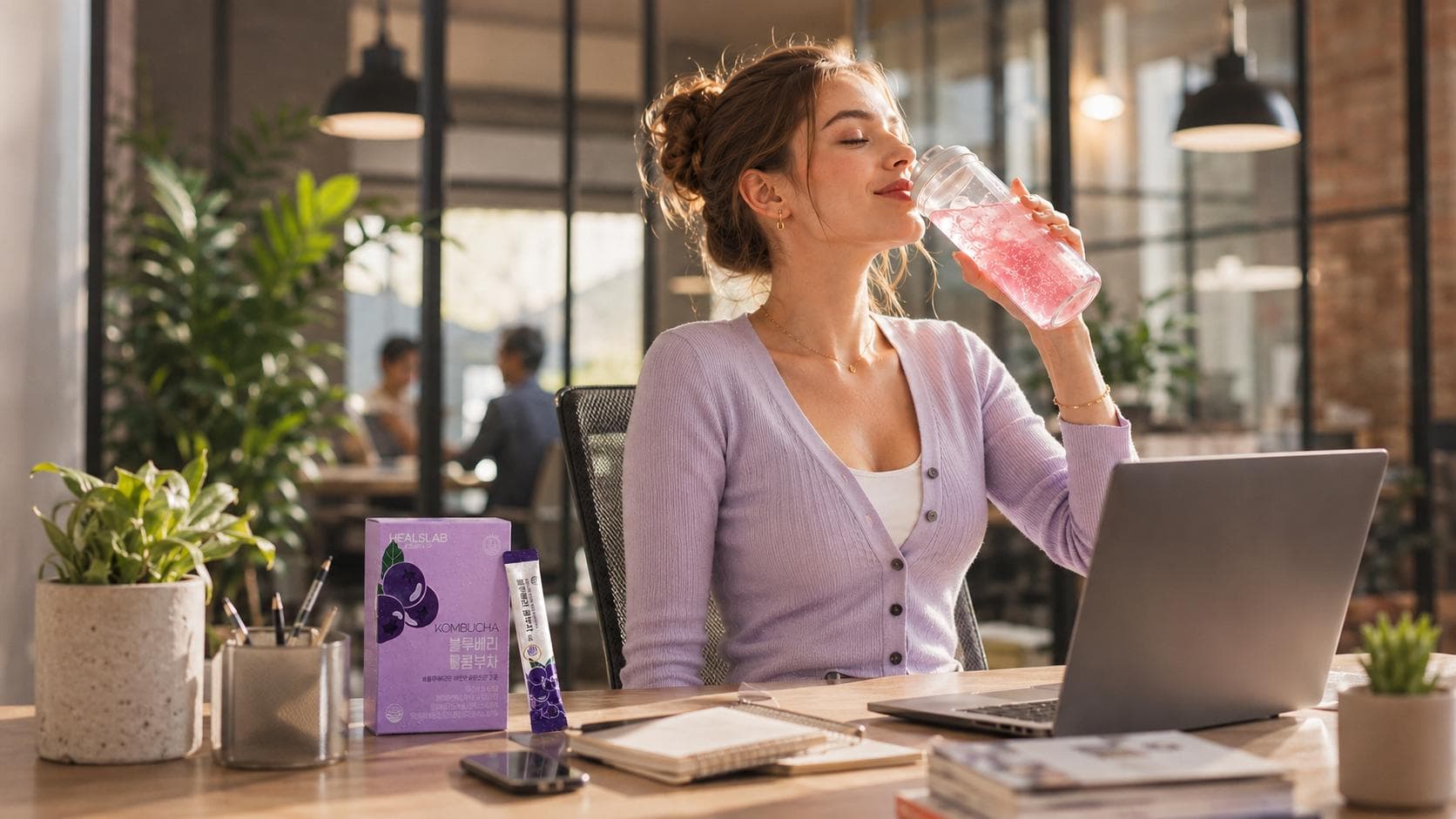 Kombucha az irodában: frissítő megoldás a hosszú munkanapokra