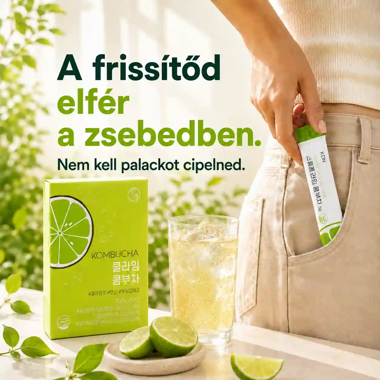 A frissítőd elfér a zsebedben, nem kell palackot cipelned