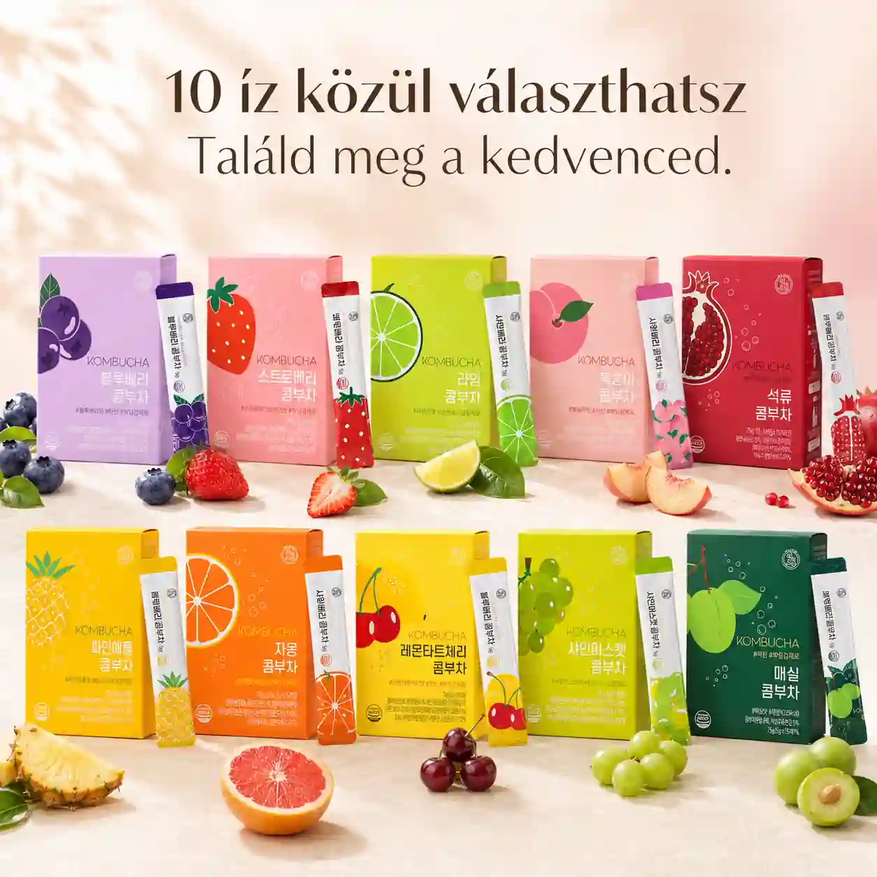 10 íz közül választhatsz, találd meg a kedvenced